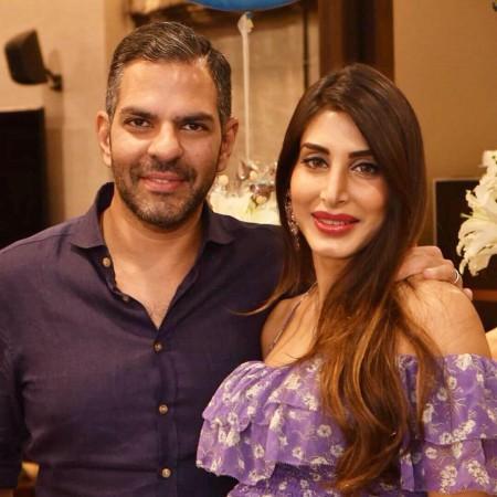 Priya and Sanjay (ex husband of Karisma kapoor)