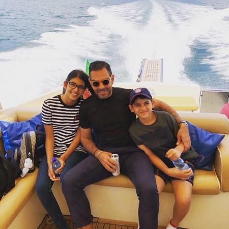 Sanjay Kapur with his kids