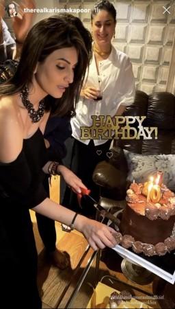 Riddhima's cake cutting