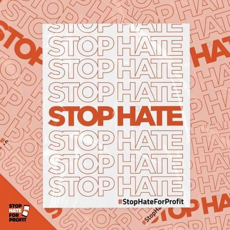 Stop Hate for Profit movement on instagram