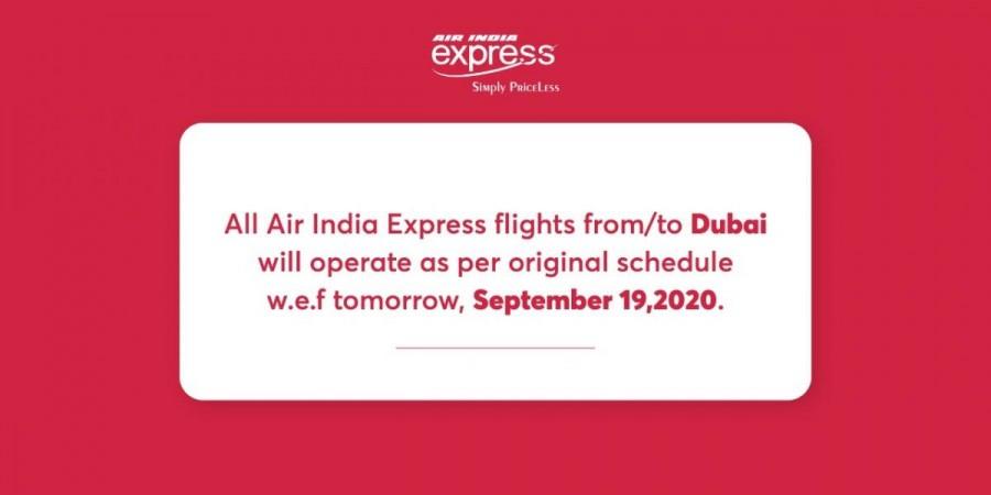 Air India Express announcement Air India Express announcement