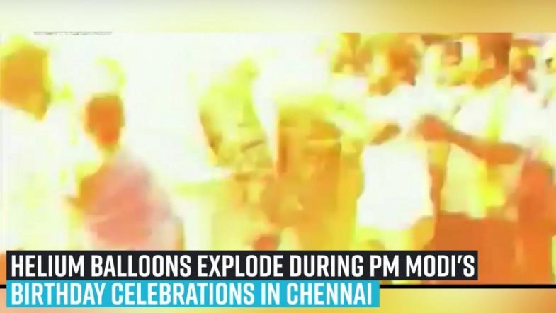 Pm Modi S Birthday Blast Gone Wrong Chennai Balloon Explosion Injures 30 Bjp Workers Watch Ibtimes India Pm Modi S Birthday Blast Gone Wrong Chennai Balloon Explosion Injures 30 Bjp Workers Watch Ibtimes India