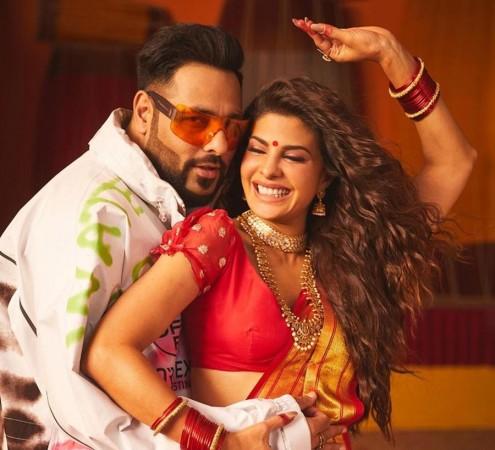 Jacqueline Fernandez with Badshah. Jacqueline Fernandez