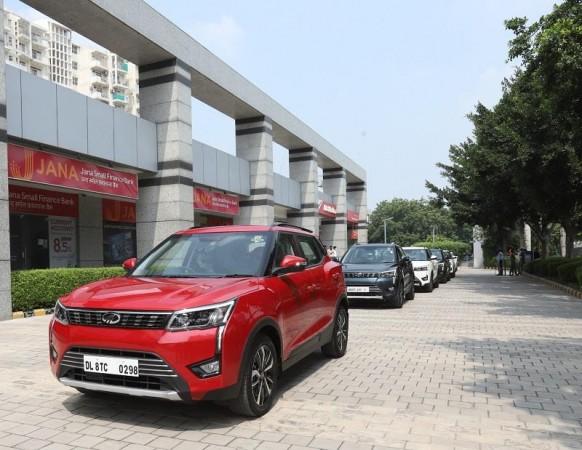 Mahindra XUV300 safety drive convoy at Koncept Mahindra, Gurgaon Mahindra Safety Drive convoy
