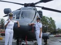 In a first,two women officers have been selected to join as 'Observers' (Airborne Tacticians) in the Indian Navy's helicopter stream that would ultimately pave the way for women being posted in frontline warships.