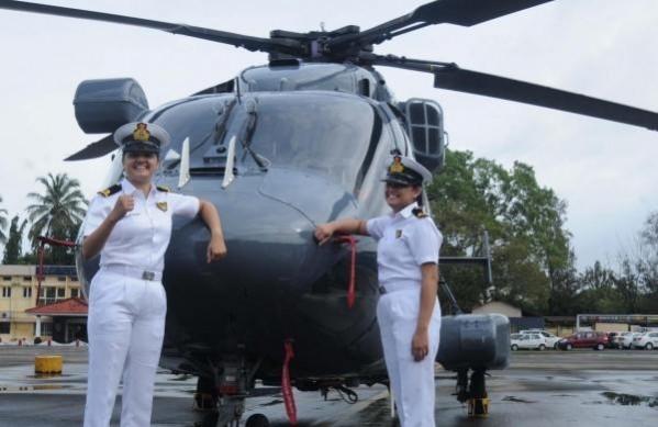 In a first,two women officers have been selected to join as 'Observers' (Airborne Tacticians) in the Indian Navy's helicopter stream that would ultimately pave the way for women being posted in frontline warships.