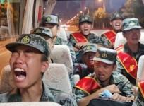 Viral video shows Chinese soldiers crying on way to India border