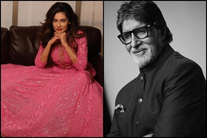 Payal and Amitabh Bachchan