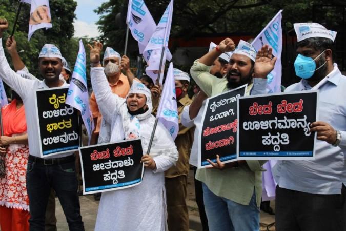 AAP protests