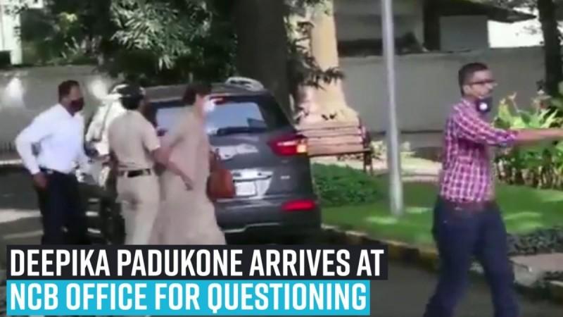 Deepika Padukone arrives at NCB office for questioning in drug probe linked to Sushant Singh Rajput's death