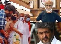 Vijay at SPB's Funeral