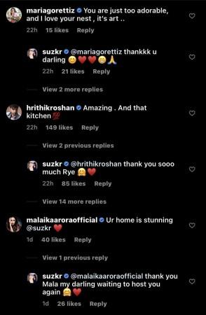 Actors comment on Sussanne house