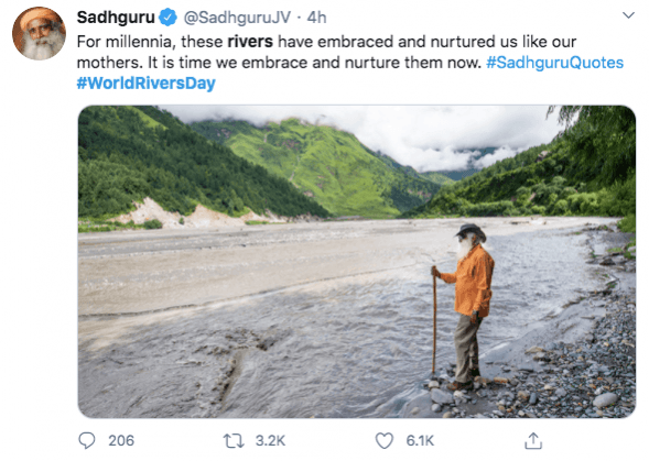 Sadhguru tweet