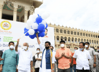 CM Yediyurappa inaugurates bike rally