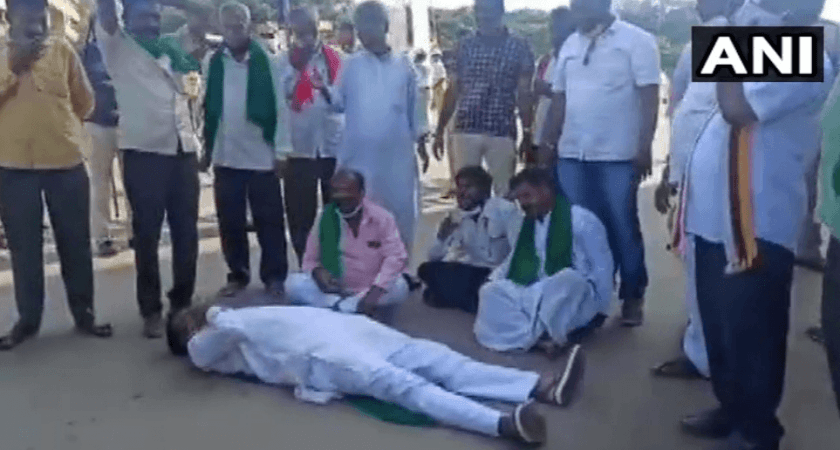 Hubli protest
