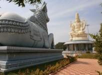 Nandi idol at Lord Shiva temple