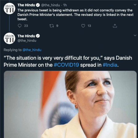 Danish Prime Minister Mette Frederiksen
