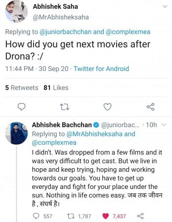 Abhishek Bachchan twitter