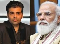 Karan Johar and Narendra Modi