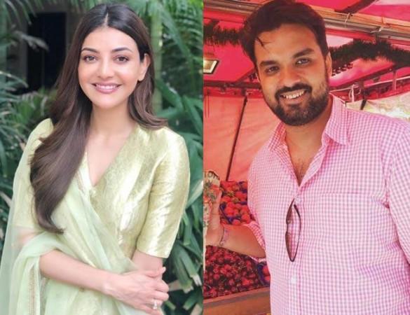 Kajal Aggarwal with Gautam Kitchlu Kajal Aggarwal with Gautam Kitchlu
