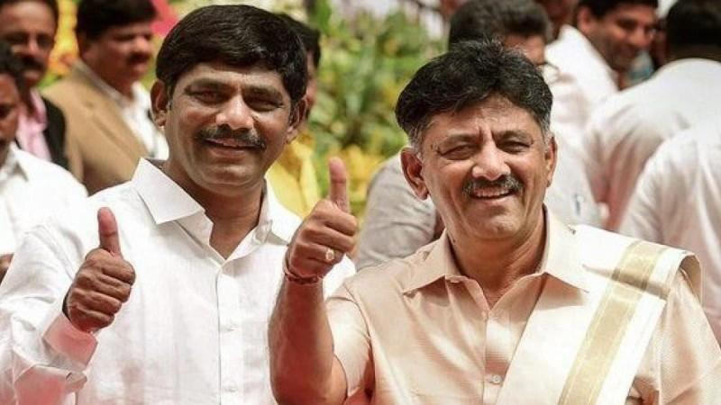 DK Shivkumar and DK Suresh DK Shivkumar and DK Suresh