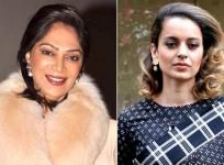 Simi Garewal and Kangana Ranaut