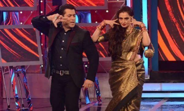 rekha in saree