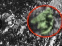 alien face on pluto