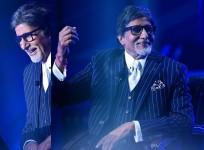 Amitabh Bachchan shooting for KBC