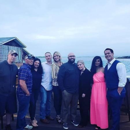 John Cena and Shay Shariatzadeh ceremony pic