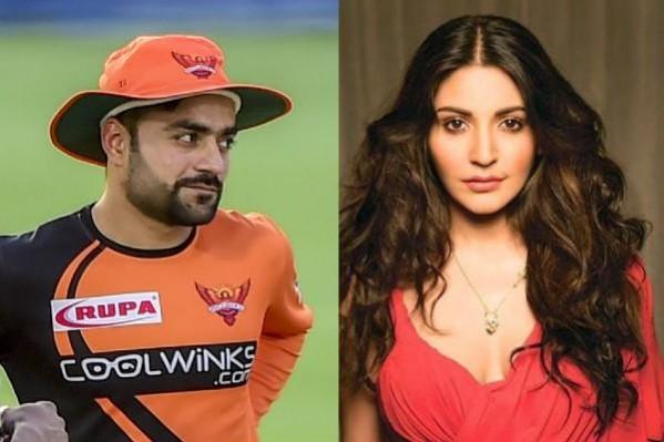 Anushka Sharma and Rashid Khan Anushka Sharma and Rashid Khan