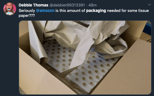 Amazon packaging problem