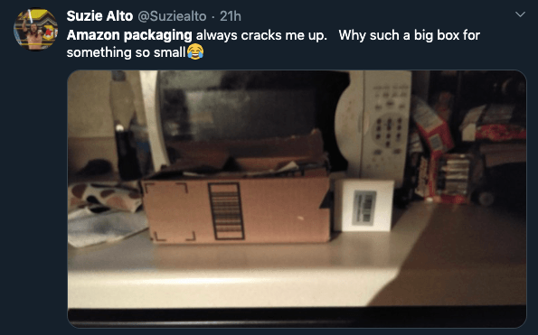 Amazon packaging problem