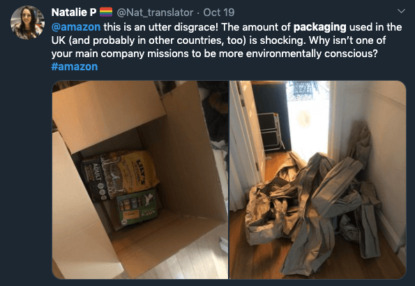 Amazon packaging problem