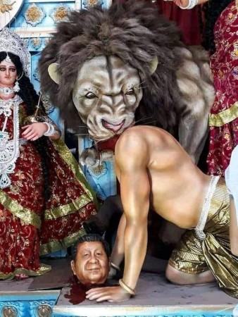 Bengal's Durga Puja pandal didn't replace Asur with Xi Jinping