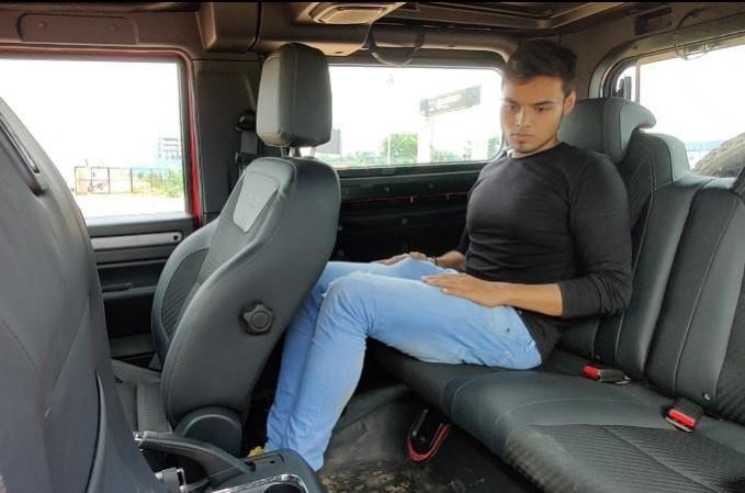 2020 Mahindra Thar rear seat