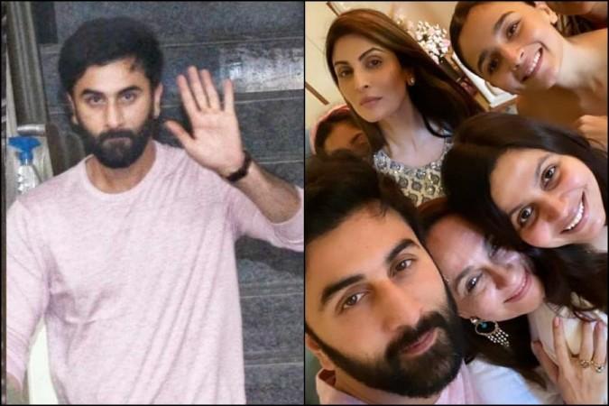 Ranbir kapoor and alia bhatt at soni razdan's birthday