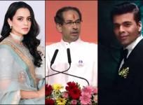 Karan Johar , Kangana Ranaut and Uddhav Thackeray