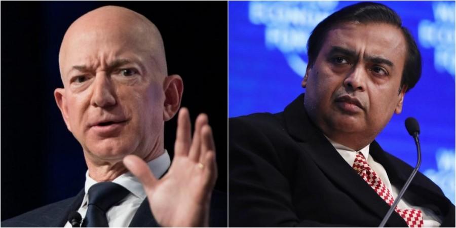 Bezos and Ambani