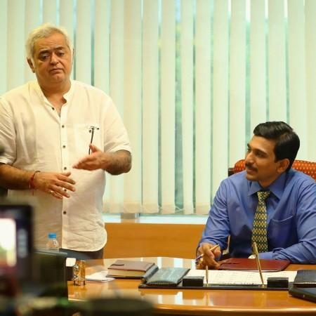 Hansal Mehta and Pratik Gandhi
