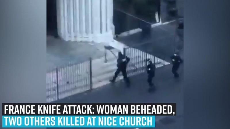 France knife attack: Woman beheaded, two others killed at Nice church