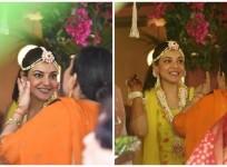 Kajal Aggarwal's haldi ceremony