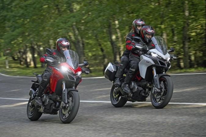 Multistrada 950 S is available in Red color. White will arrive in 2021. Multistrada 950 S available in Red color. White to arrive in 2021