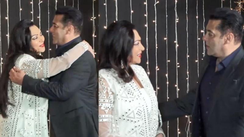 Simi Garewal with Salman Khan
