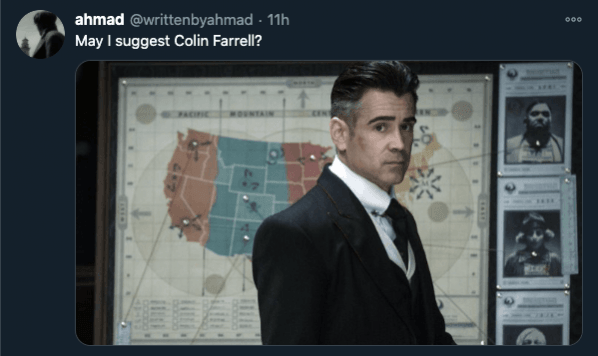 Colin Farrell as Grindelwald Colin Farrell