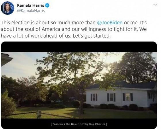 Kamla Harris's tweet