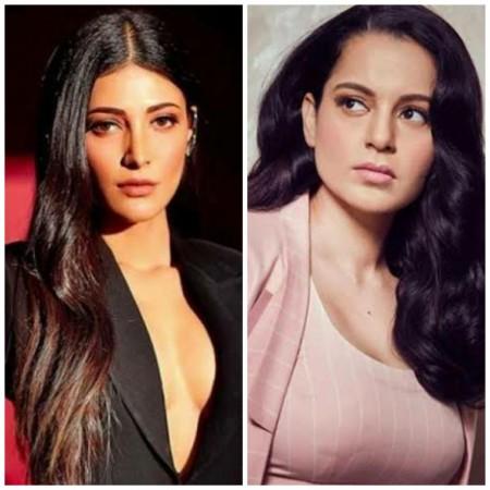 Shruti Haasan and Kangana Ranaut Shruti Haasan and Kangana Ranaut