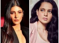 Shruti Haasan and Kangana Ranaut