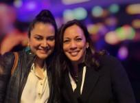 Preeta with Kamala Harris