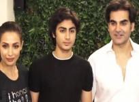 Malaika Arora with Arbaan Khan son and Arhaan Khan